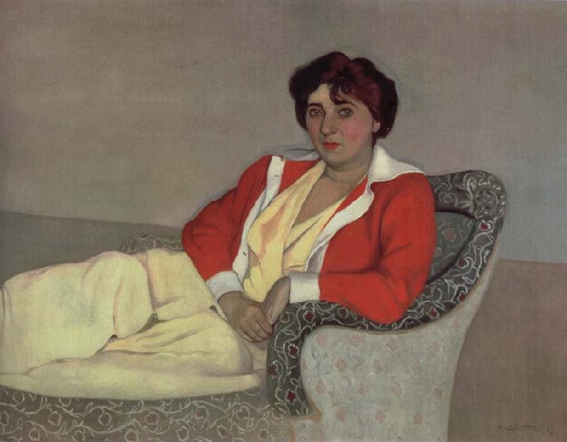 Felix Vallotton The Red Cardigan Germany oil painting art